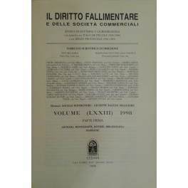 Il Diritto Fallimentare e delle società commerciali. Rivista di dottrina …
