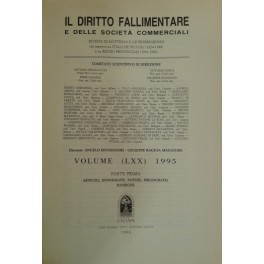 Il Diritto Fallimentare e delle società commerciali. Rivista di dottrina …