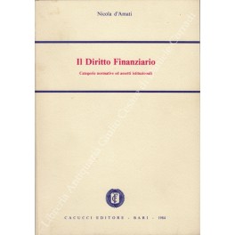 Il diritto finanziario. Categorie normative ed assetti istituzionali