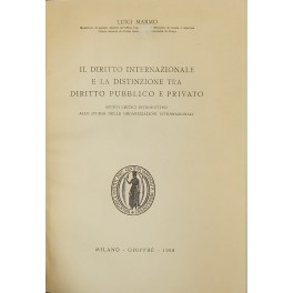 Il diritto internazionale e la distinzione tra diritto pubblico e …