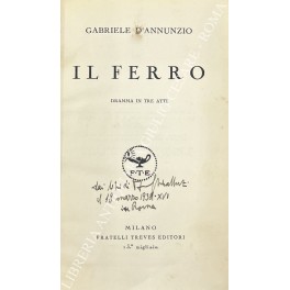 Il ferro. Dramma in tre atti