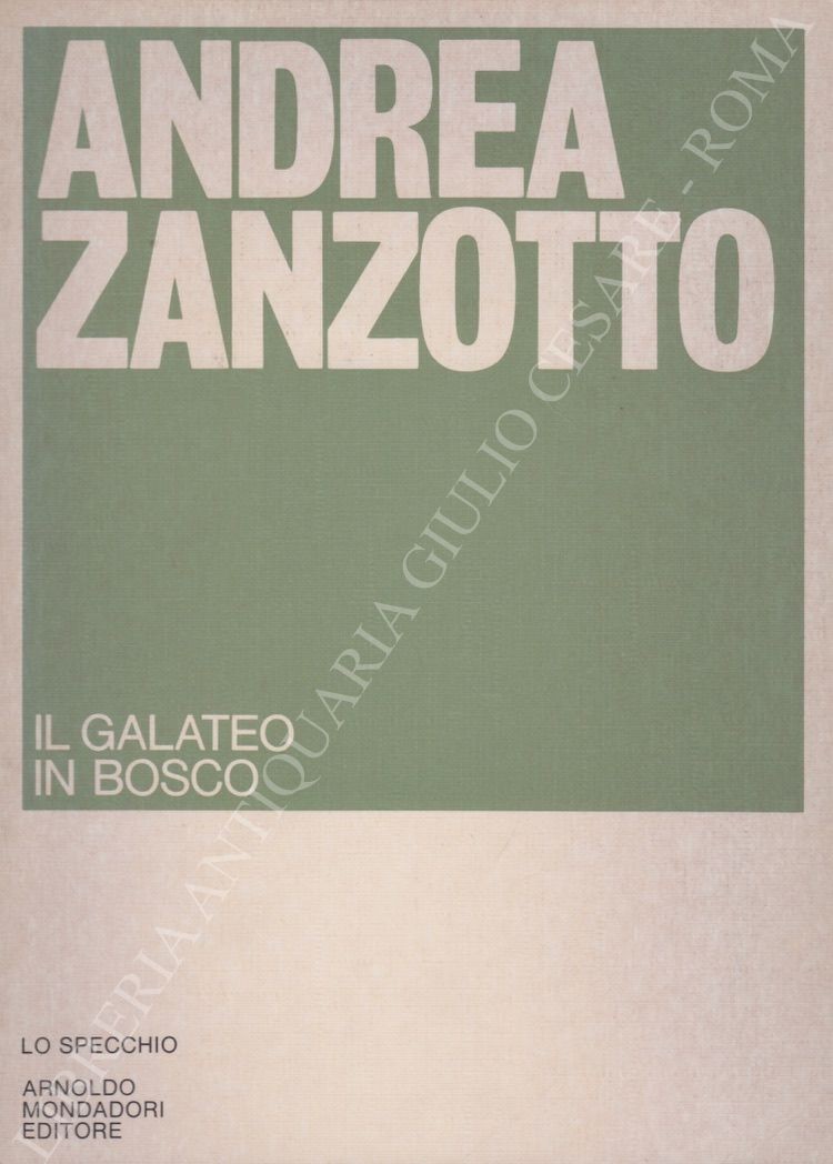 Il galateo in bosco. Prefazione di Gianfranco Contini