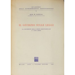 Il giudizio sulle leggi. La cognizione della Corte Costituzionale e …