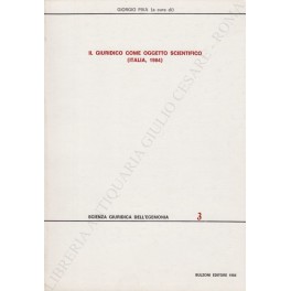 Il giuridico come oggetto scientifico (Italia, 1984)