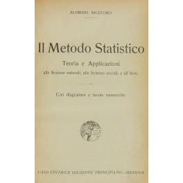 Il metodo statistico. Teoria e Applicazioni alle Scienze naturali alle …