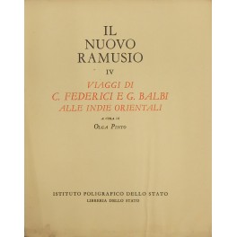 Il nuovo Ramusio. Vol. IV - Viaggi di C. Federici …