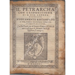 Il Petrarcha con l'espositione di M. Gio. Andrea Gesualdo nuovamente …