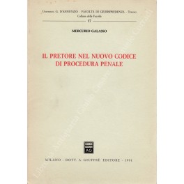 Il pretore nel nuovo codice di procedura penale