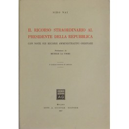 Il ricorso straordinario al Presidente della Repubblica con note sui …