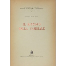 Il rinnovo della cambiale