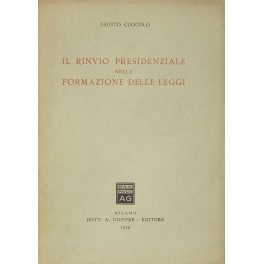 Il rinvio presidenziale nella formazione delle leggi