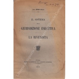 Il sistema della giurisdizione esecutiva. La rivendita