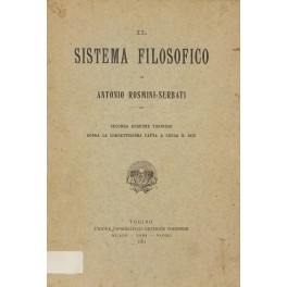 Il sistema filosofico.