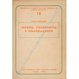 Impresa cooperativa e finanziamento