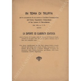 In tema di truffa per la concessione di una nomina …