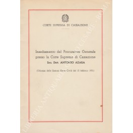 Insediamenti del Procuratore Generale presso la Corte Suprema di Cassazione. …