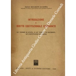 Introduzione al diritto costituzionale comparato. Le Forme di Stato e …