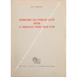 Introduzione allo studio dei delitti contro la personalità interna dello …
