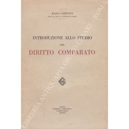 Introduzione allo studio del diritto comparato