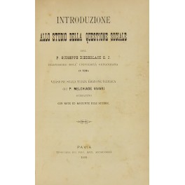 Introduzione allo studio della questione sociale. Versione sulla terza edizione …