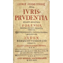 Iurisprudentia romano - germanica forensis. Editio decima quarta, omnium, quae …