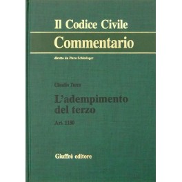 L'adempimento del terzo. Art. 1180