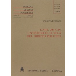 L'art. 294 C.P.: un'ipotesi di tutela del diritto politico