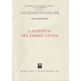 L'attività" nel codice civile"