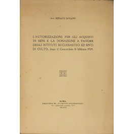 L'autorizzazione per gli acquisti di beni e la donazione a …