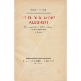 L'e el di di Mort alegher! Nove saggi lirici in …