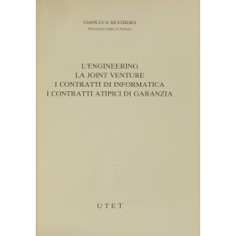 L'engineering, la joint venture, i contratti di informatica, i contratti …