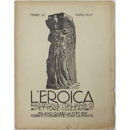 L'Eroica. Rassegna Italiana. Anno XIV. Quaderno 92. Numero dedicato a …