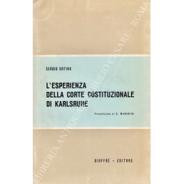 L'esperienza della corte costituzionale di Karlsruhe. (In appendice il testo …