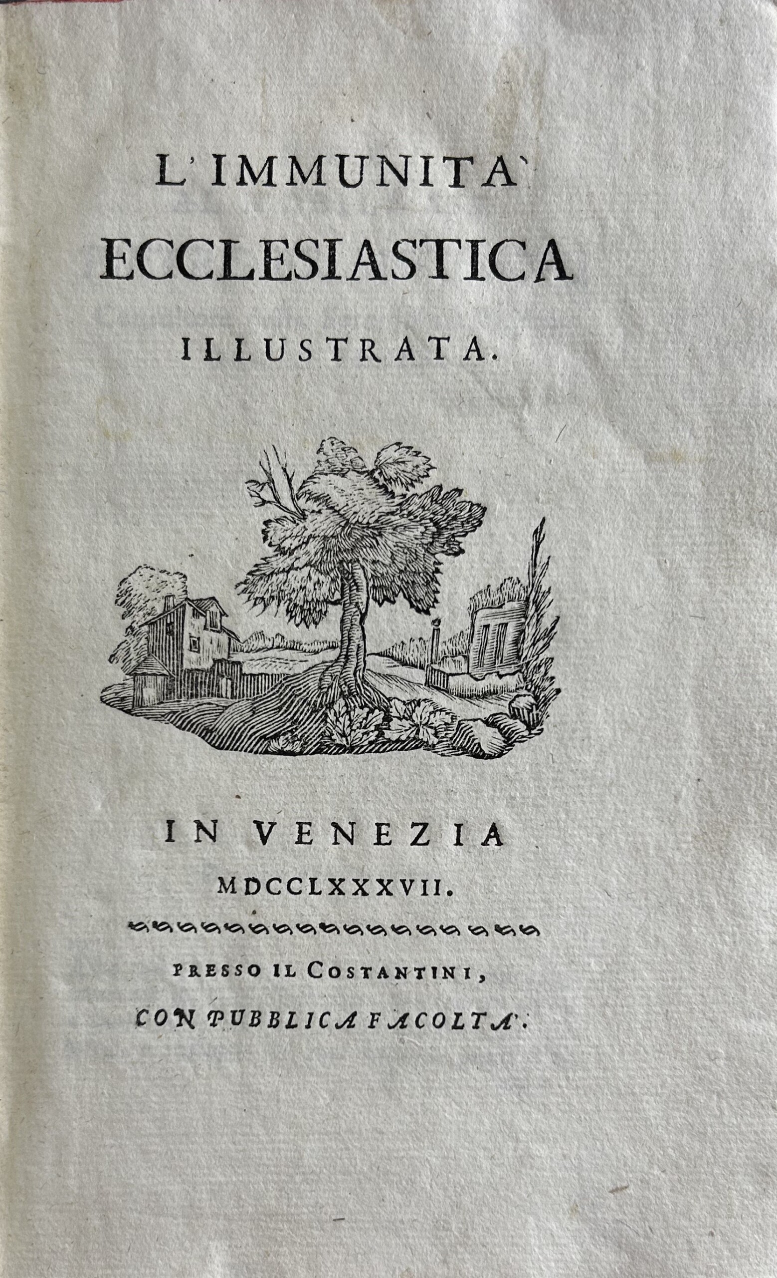 L'immunitˆ ecclesiastica illustrata