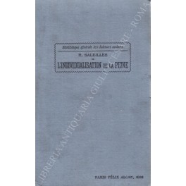 L'individualisation de la peine. Etude de criminalite sociale. Precede d'une …