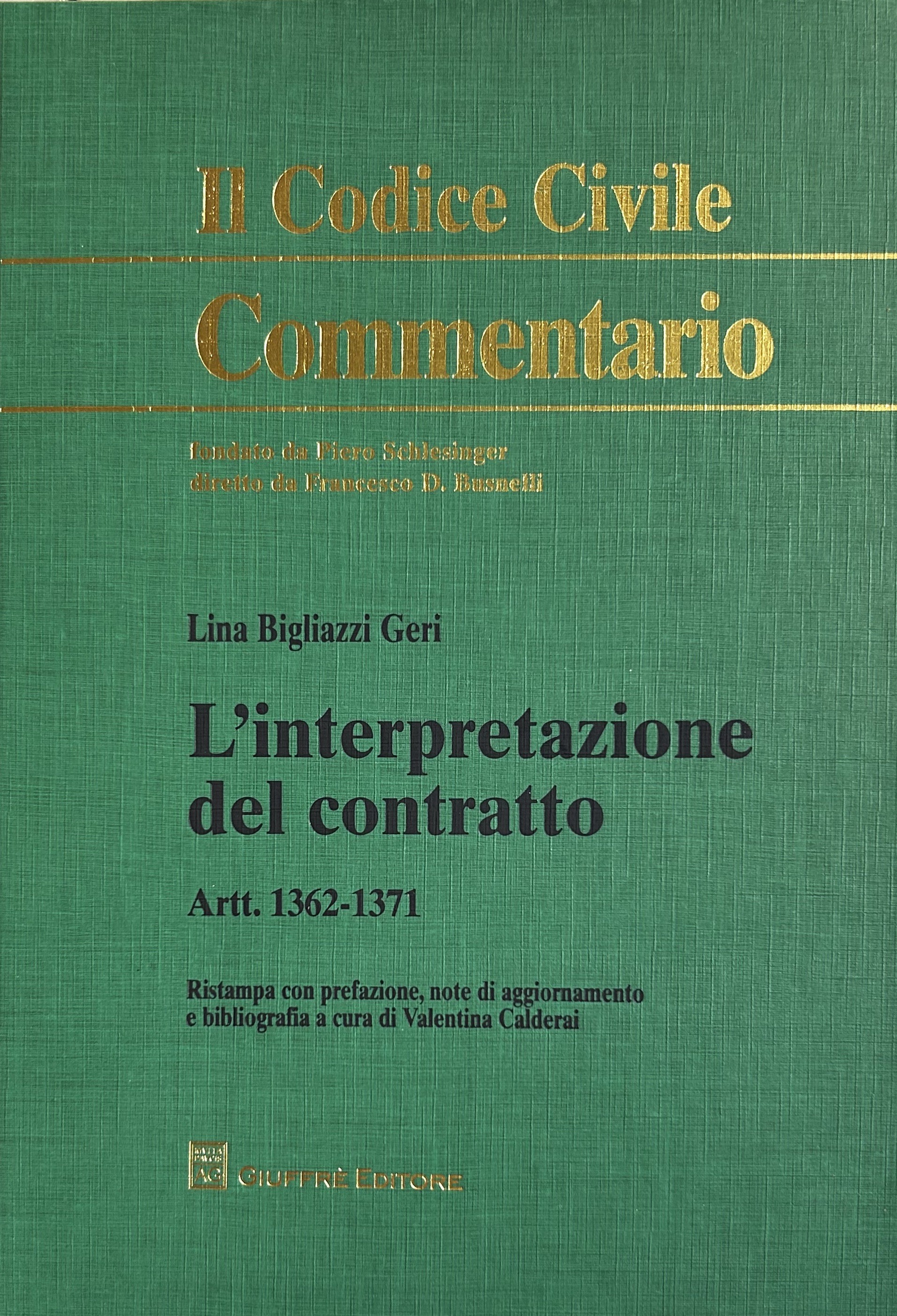 L'interpretazione del contratto. Artt. 1362-1371