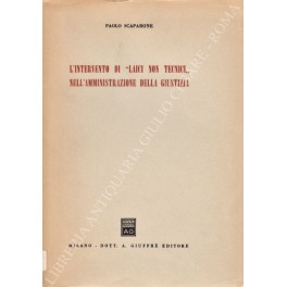 L'intervento di laici non tecnici" nell'amministrazione della giustizia"
