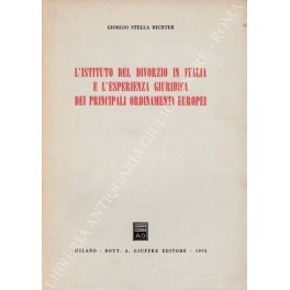 L'istituto del divorzio in Italia e l'esperienza giuridica dei principali …