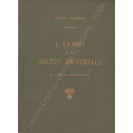 L'uomo e il diritto universale (. per il Montenegro)