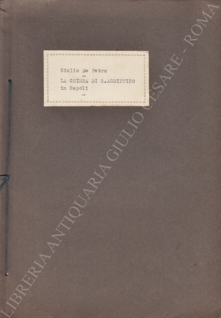 La Chiesa di S. Agrippino in Napoli