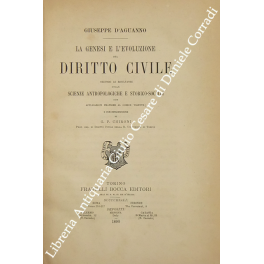 La genesi e l'evoluzione del diritto civile secondo le risultanze …