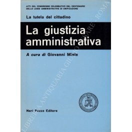 La giustizia amministrativa