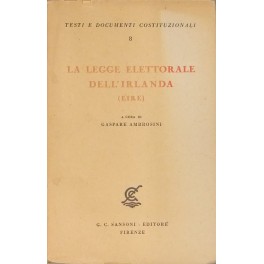 La legge elettorale dell'Irlanda (Eire)