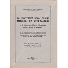 La legittimità degli ordini militari ed ospedalieri. A) di S. …