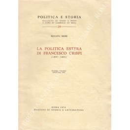 La politica estera di Francesco Crispi (1887-1891)