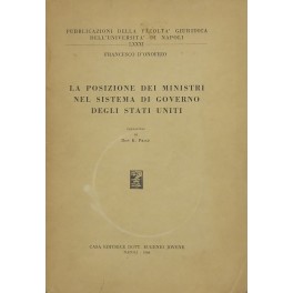 La posizione dei ministri nel sistema di governo degli Stati …
