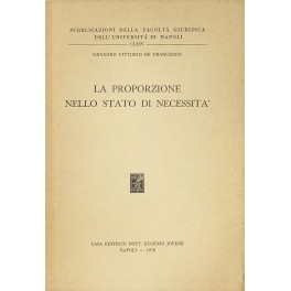 La proporzione nello stato di necessita