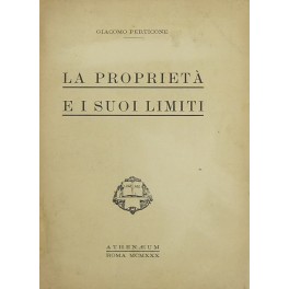 La proprieta e i suoi limiti. Appunti di lezioni per …