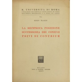 La reciproca posizione successoria dei coniugi privi di conubium