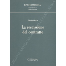 La rescissione del contratto